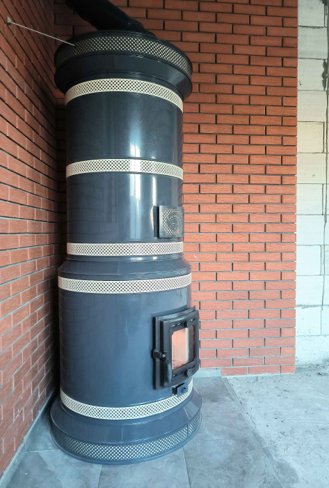 Печь круглая отопительная "ГОЛЛАНДКА КДМ-40"