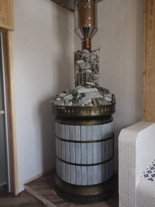 Печь банная «РУССКАЯ БАНЯ» в талькохлорите