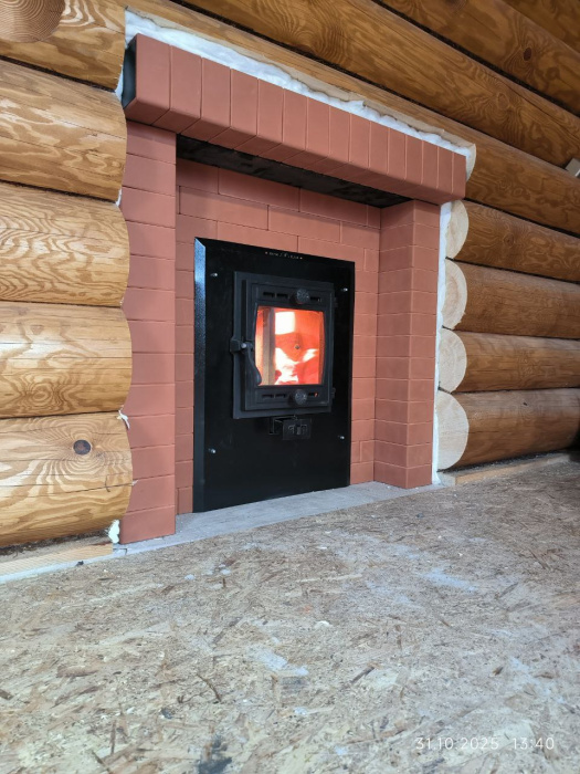 Печь банная «РУССКАЯ БАНЯ» в кирпичной облицовке