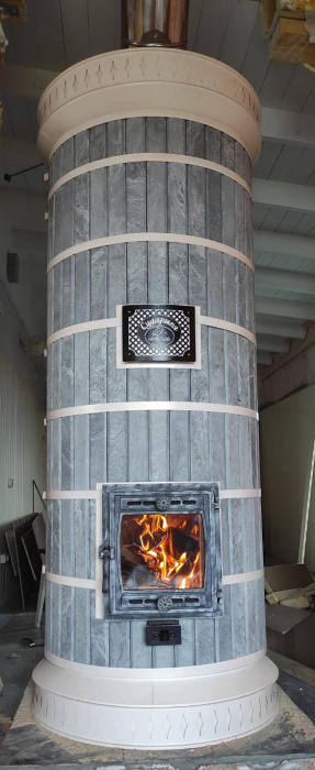 Печь отопительная "СУДАРЫНЯ" в талькохлорите